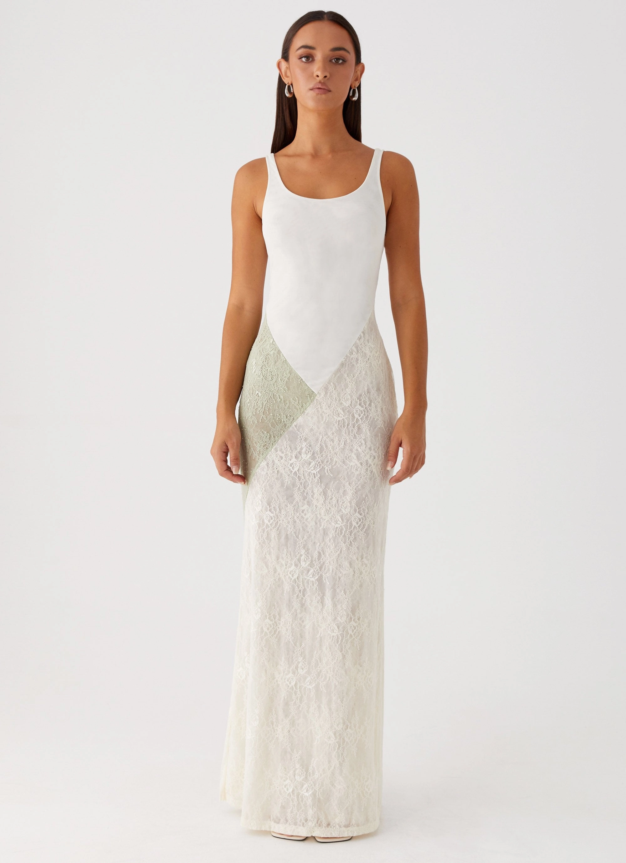 Twilight Dreams Maxi Dress - Ivory Airy Layer Soft Material