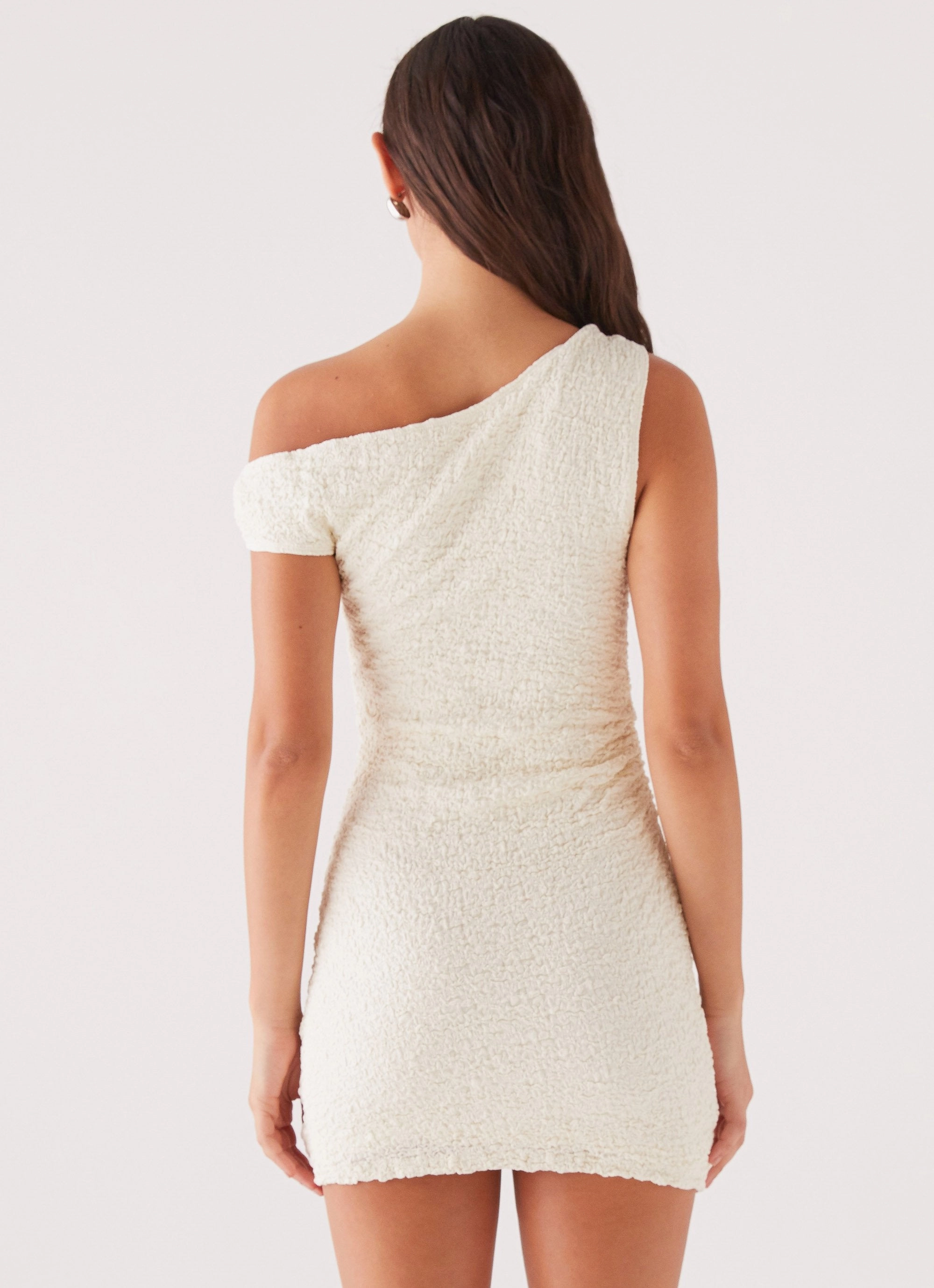 Romance Glow Farah Off Shoulder Mini Dress - White