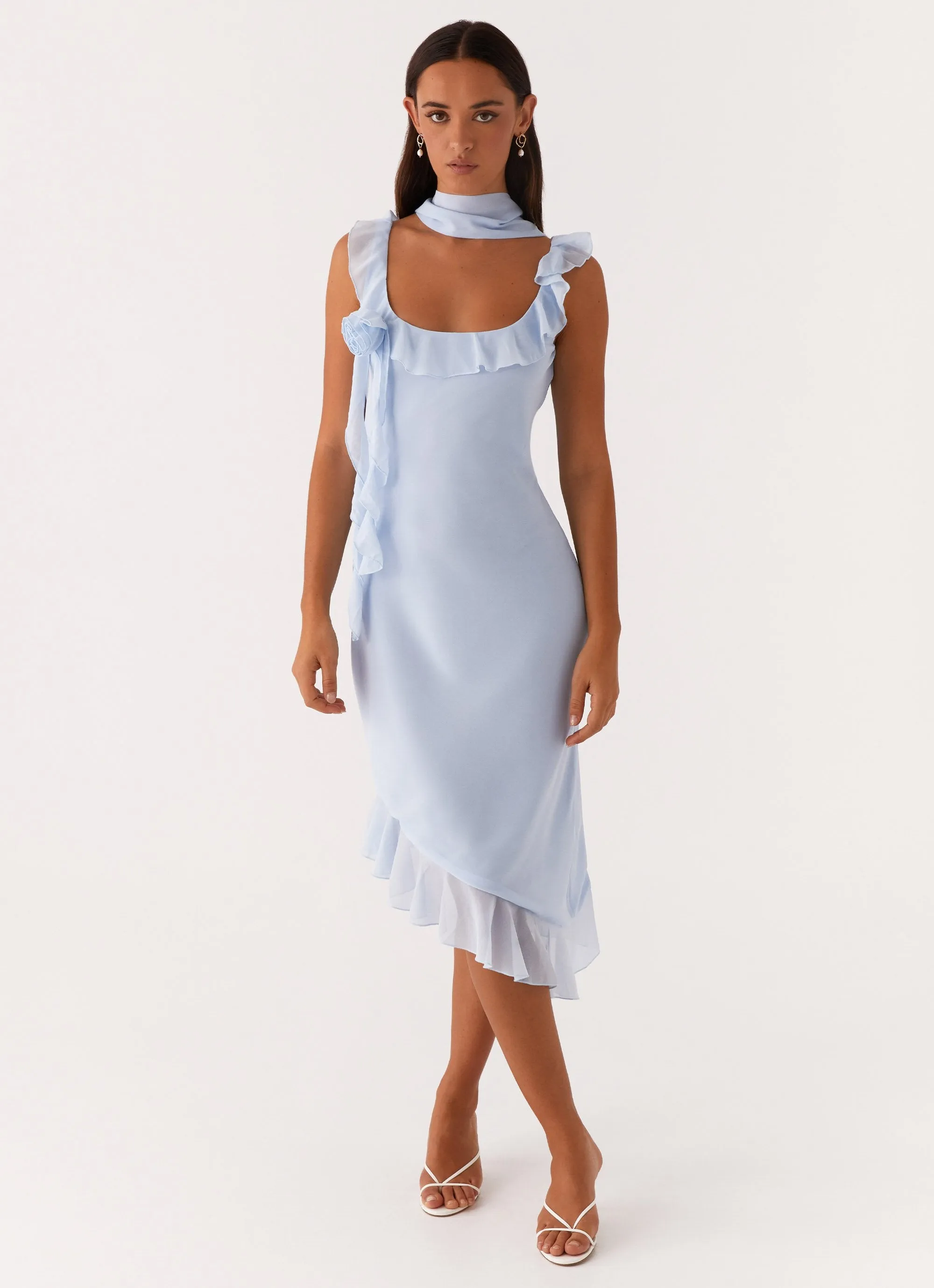 Fariday Midi Dress - Blue Versatile Look