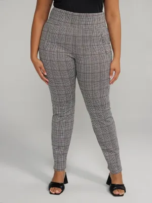 Fashion To Figure - Slim Fit Plaid Pants