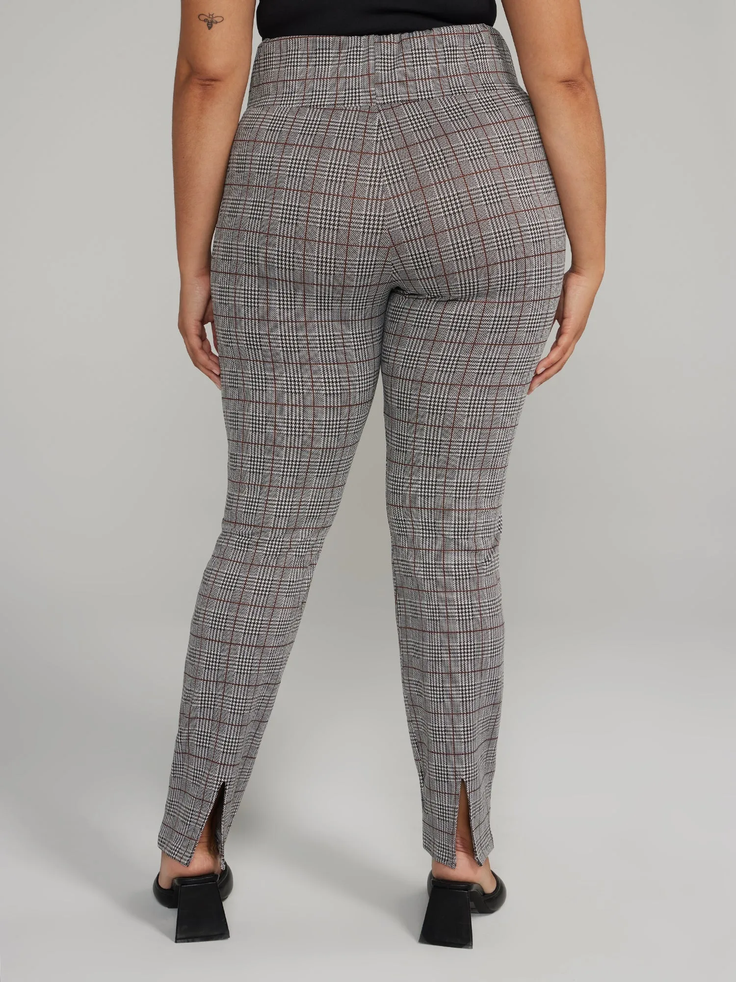 Fashion To Figure - Slim Fit Plaid Pants