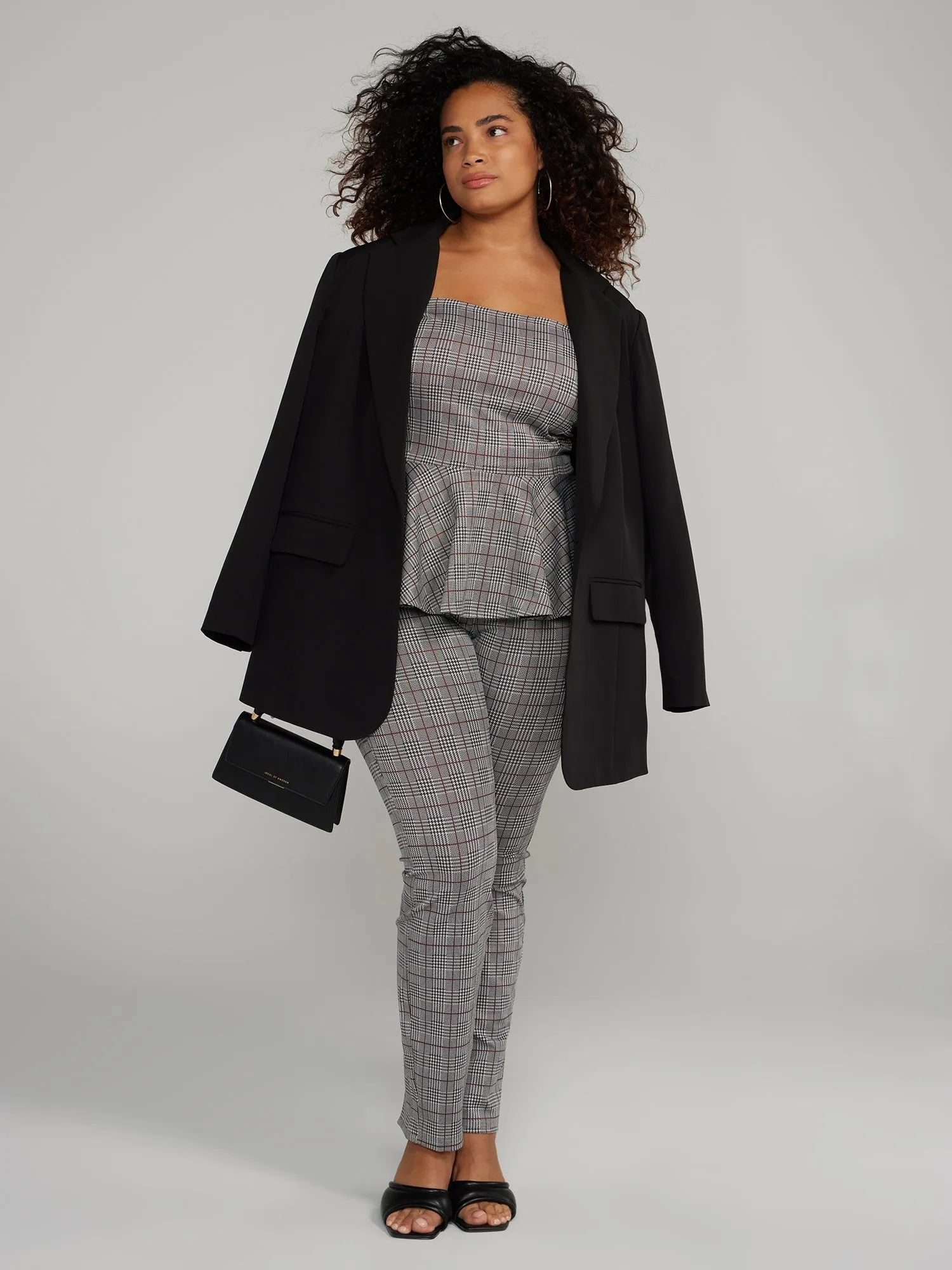 Fashion To Figure - Slim Fit Plaid Pants