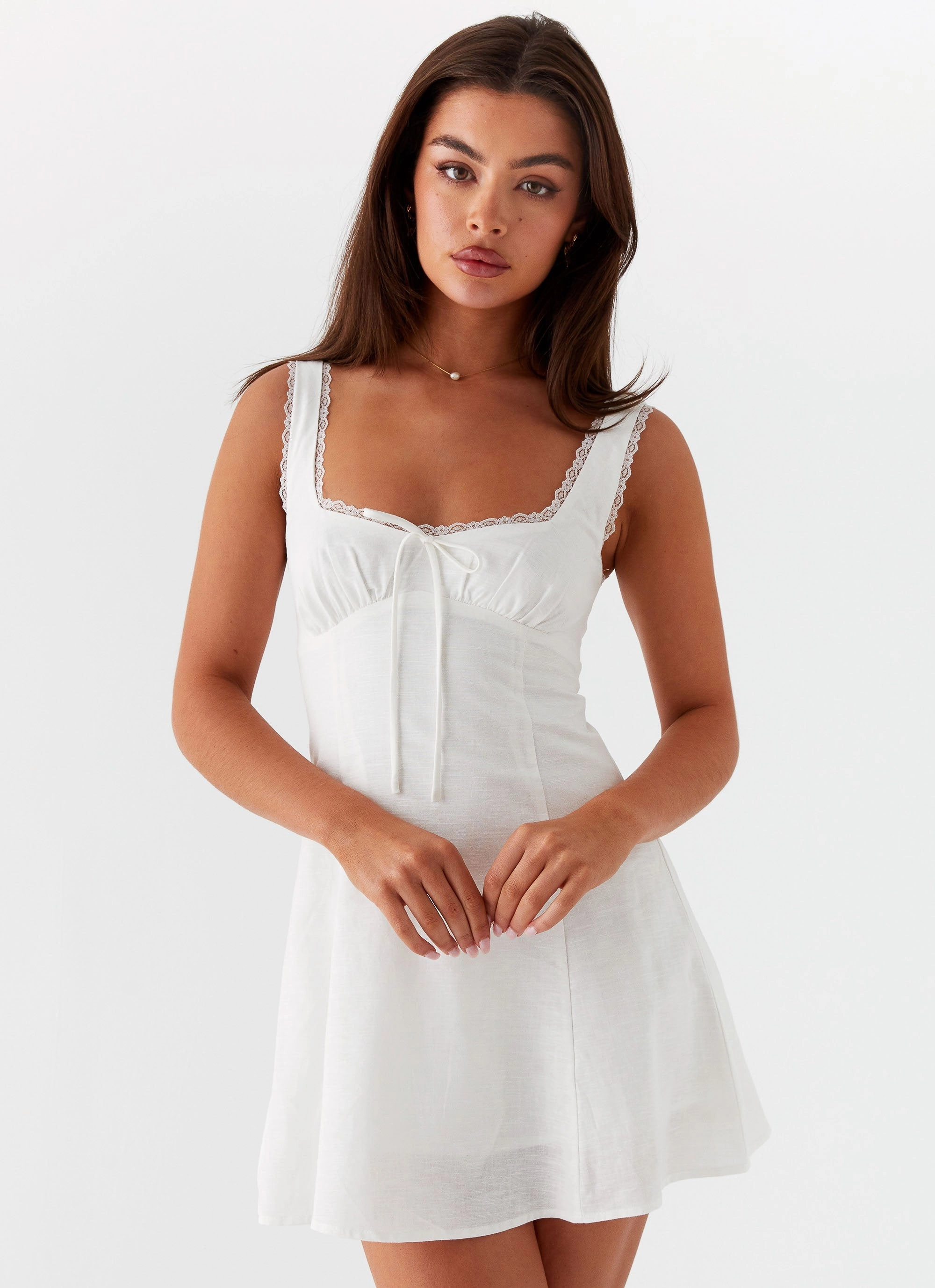 Fresh Style Rowena Mini Dress - White