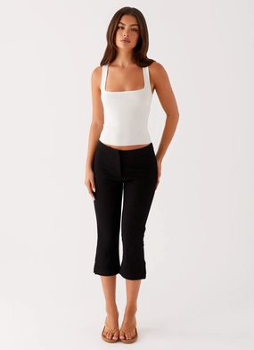 Rue Capri Pants - Black Quick Conversion Hem
