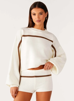 City Ready Style Paolo Knit Sweater - Off White