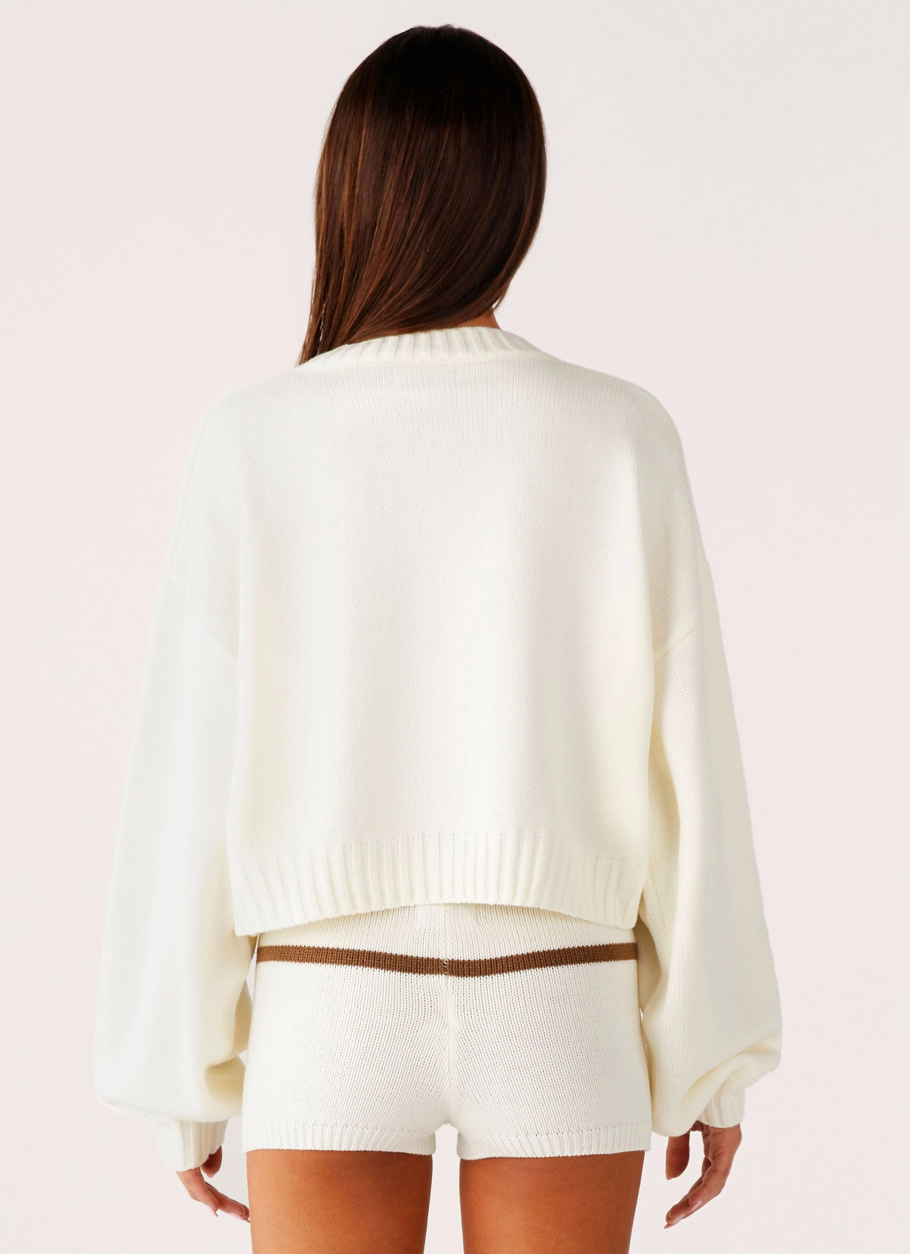 Water Based Coating Paolo Knit Sweater - Off White
