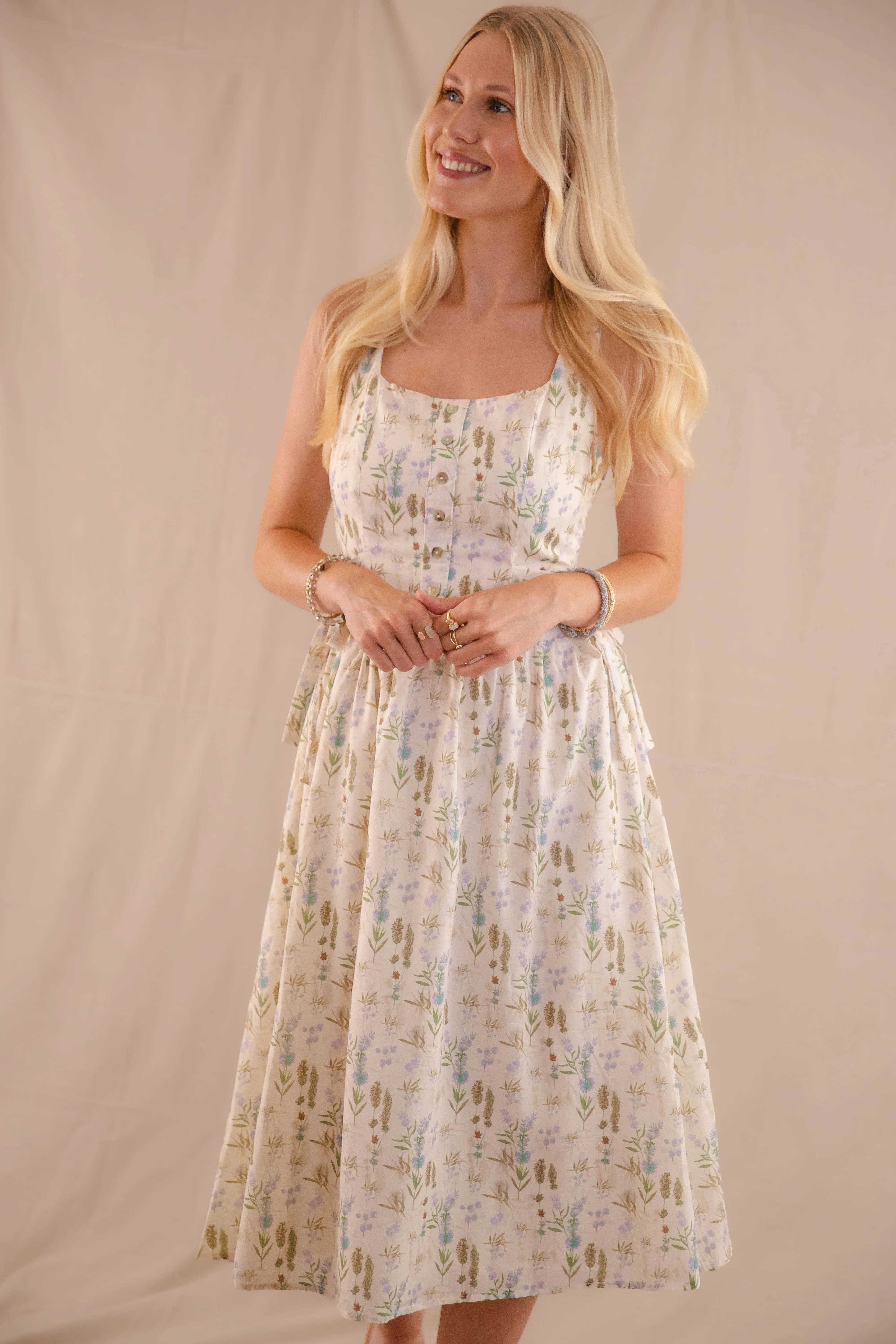 Subtle-Print RESTOCK: Choose Me Midi Dress