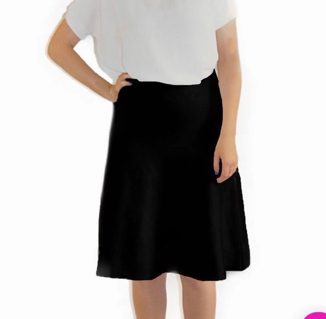 Casual Vibes Comfy Design AMAZING MM SKIRT - SUMMER STYLE BLACK