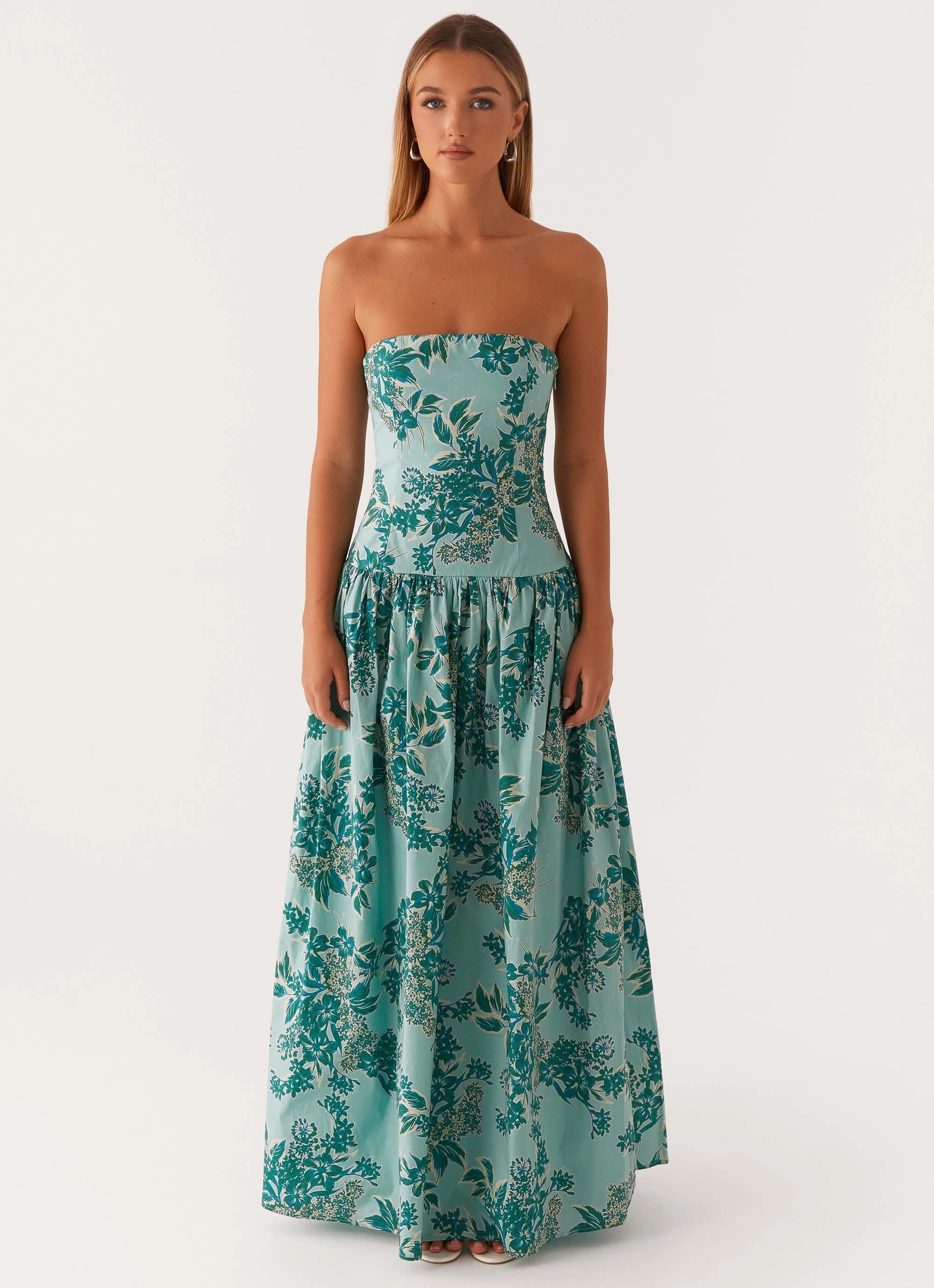 Andorra Maxi Dress - Cloud Nine Floral Comfy Layers