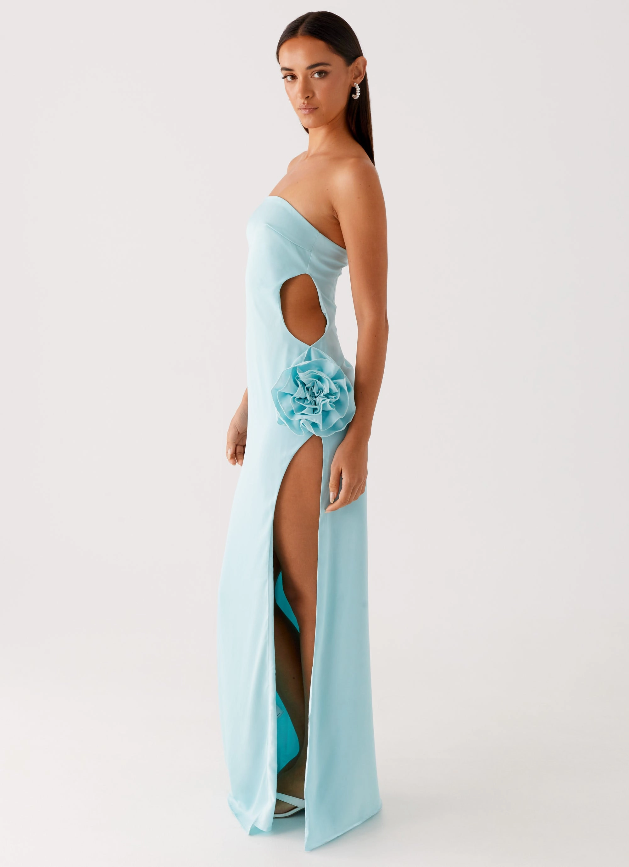 Professional Look Fashion Daily Fenway Strapless Maxi Dress - Mint