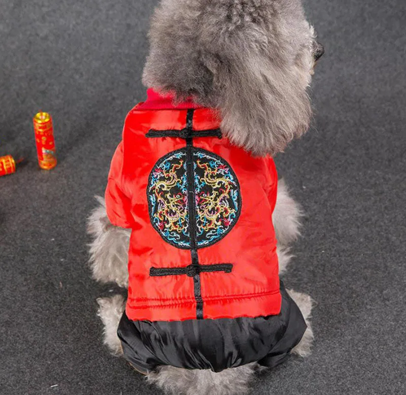 Festive warm clothes for dogs and cats