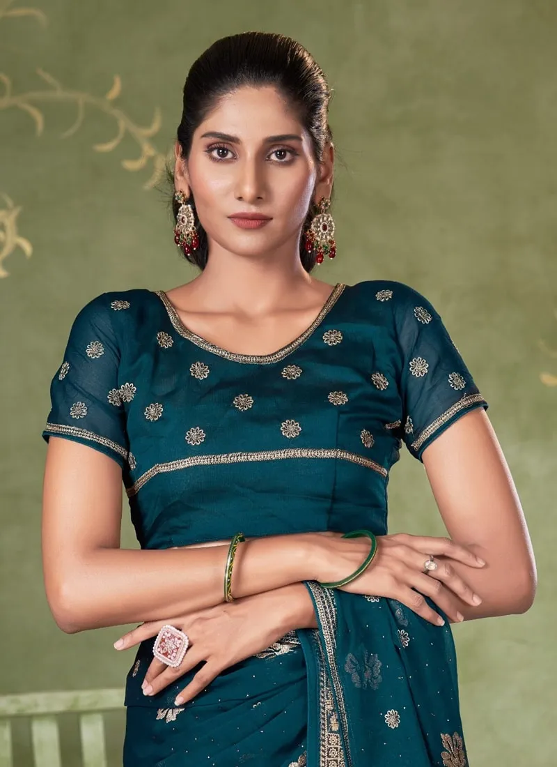 Festive Wear Samundar Chiffon Saree