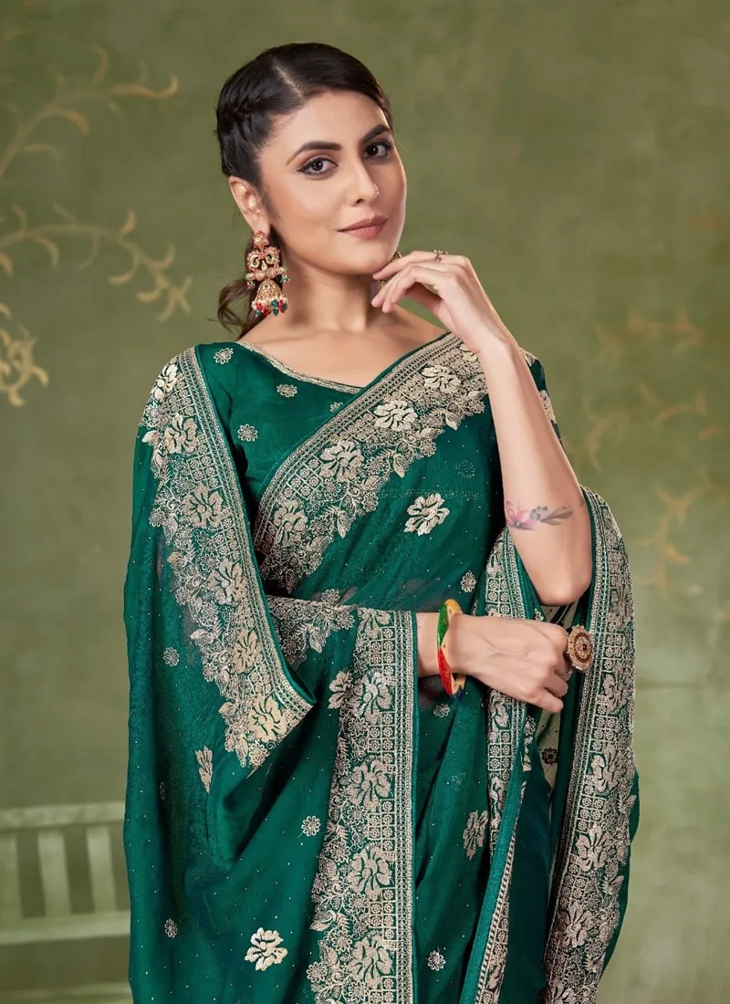 Festive Wear Samundar Chiffon Saree