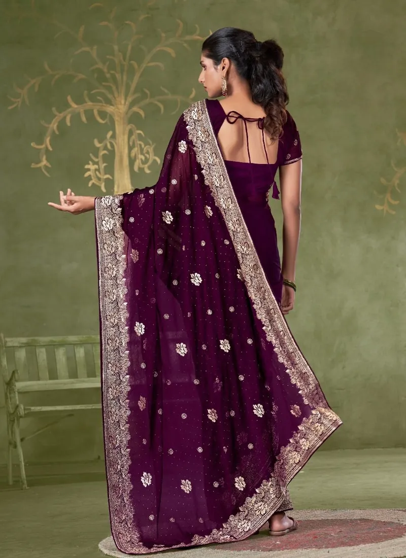 Festive Wear Samundar Chiffon Saree