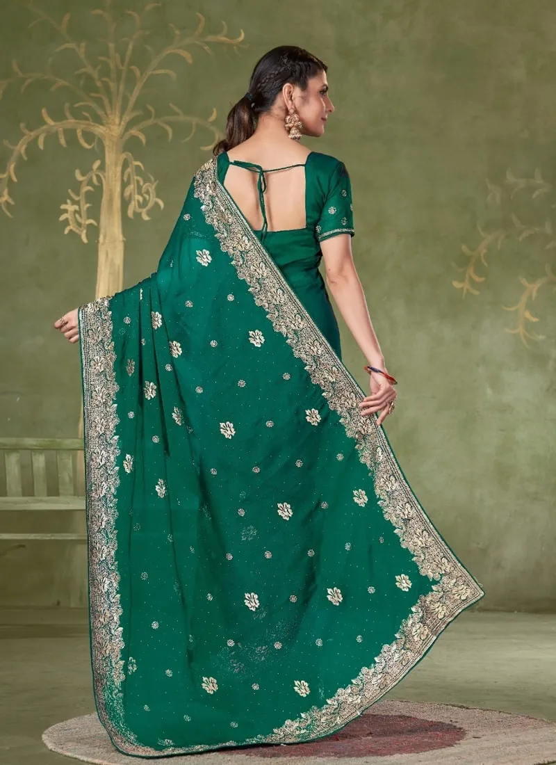 Festive Wear Samundar Chiffon Saree