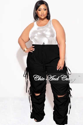 Abrasion Proof Reinforcements hypoallergenic material Final Sale Plus Size Bodysuit in Silver and Black