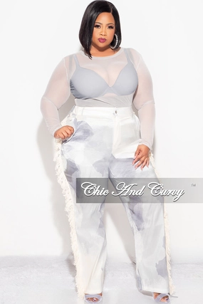 Final Sale Plus Size Mesh Top in Grey tech fabric Breathable Weave Fabric