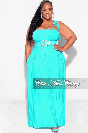 Final Sale Plus Size Oversized Jumpsuit with Self Tie Straps in Dark Mint Breathable Layer Fit