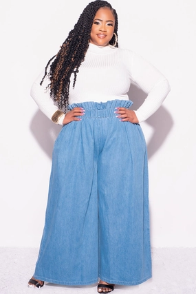 Sporty Layers Final Sale Plus Size Ribbed Turtleneck in Off White Ivory (Top Only)
