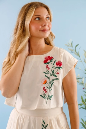 High Durability Material Anti Odor Finish Finding The Good Crop Top-Tan