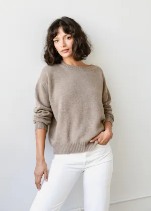 Fiorella Sweater in Brown Sugar Cashmere