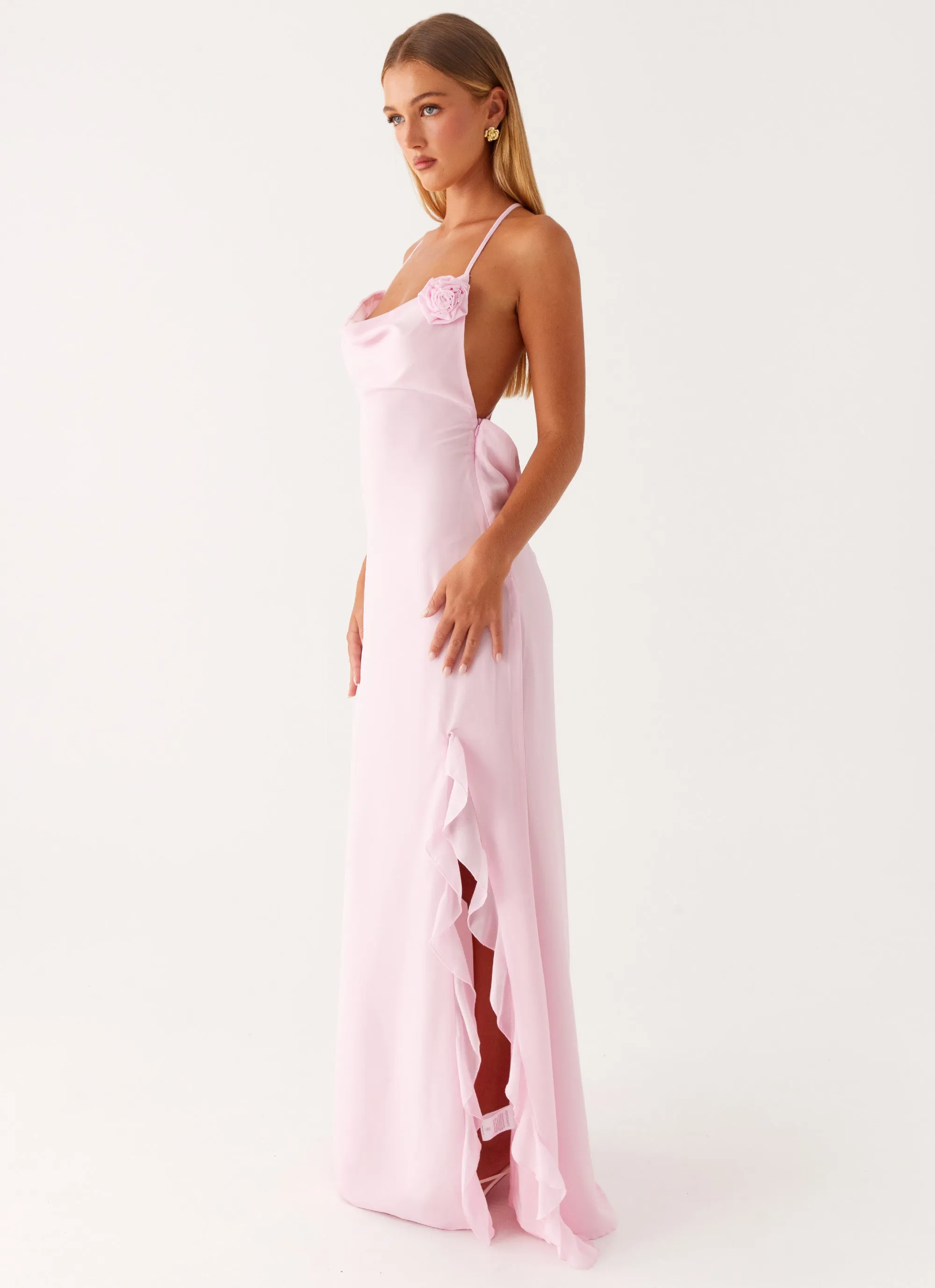Vibrant Hue First Class Maxi Dress - Pink