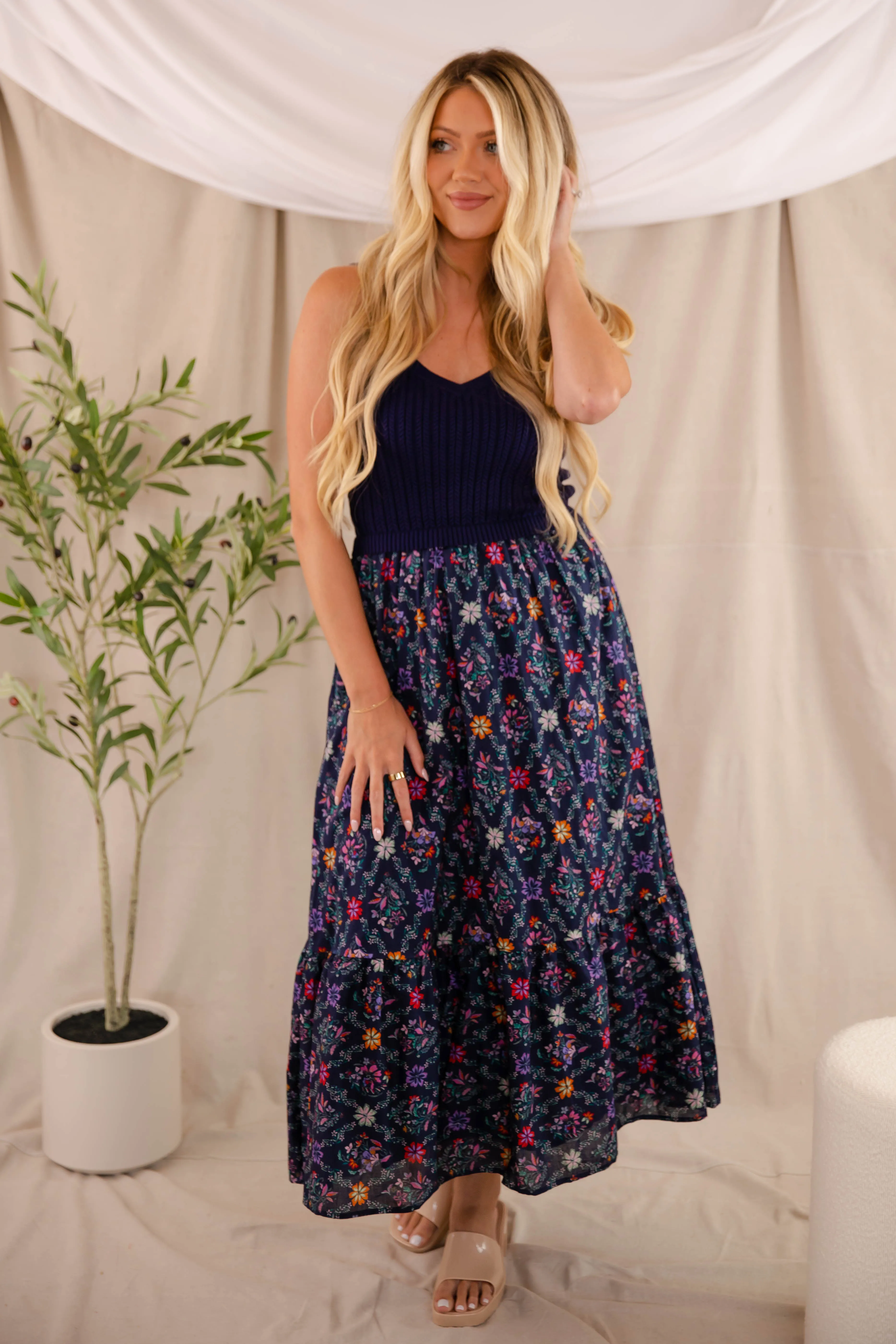 Layered Form First Time Ever Midi Dress