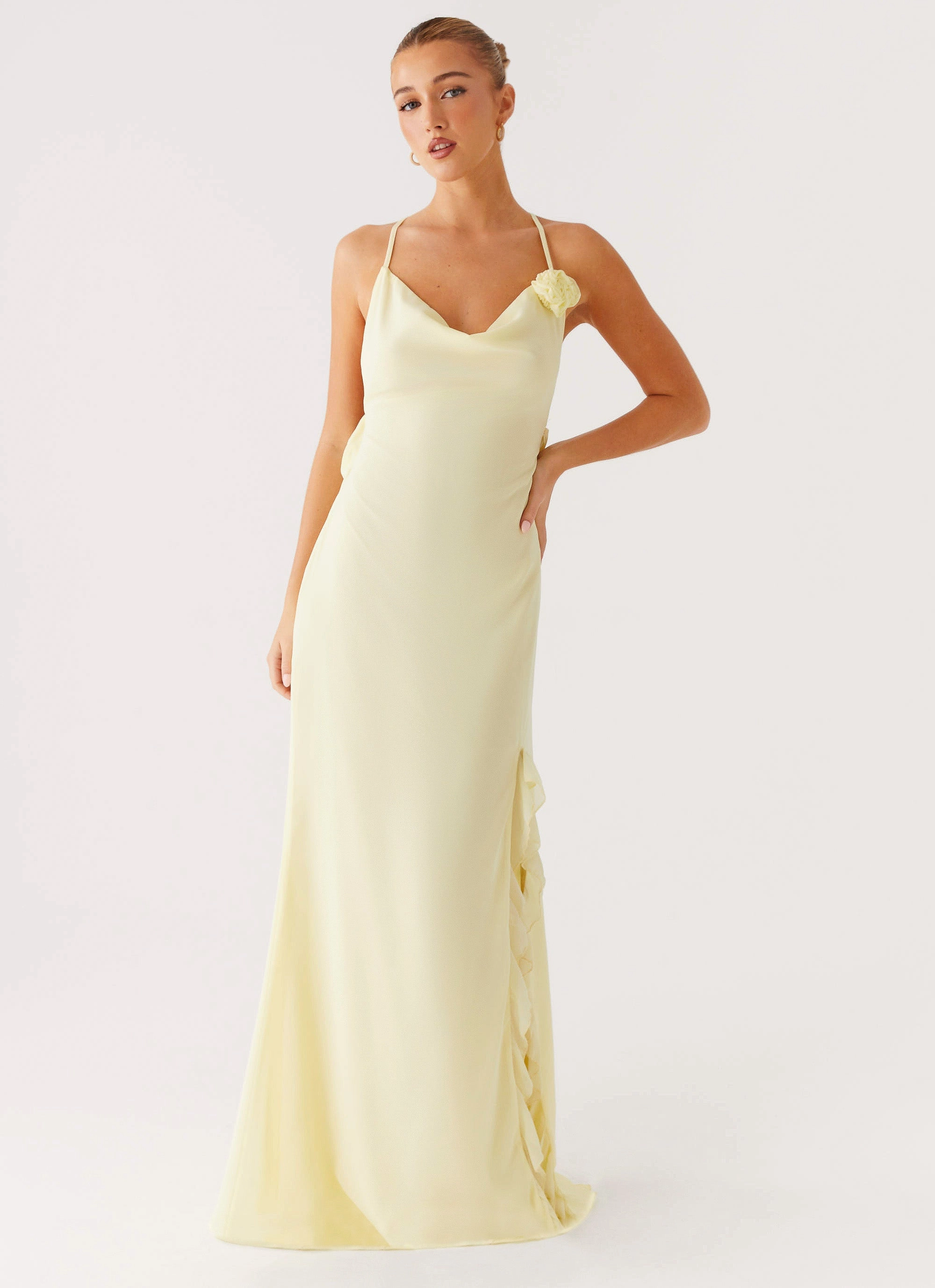 Timeless Fashion First Class Maxi Dress - Yellow