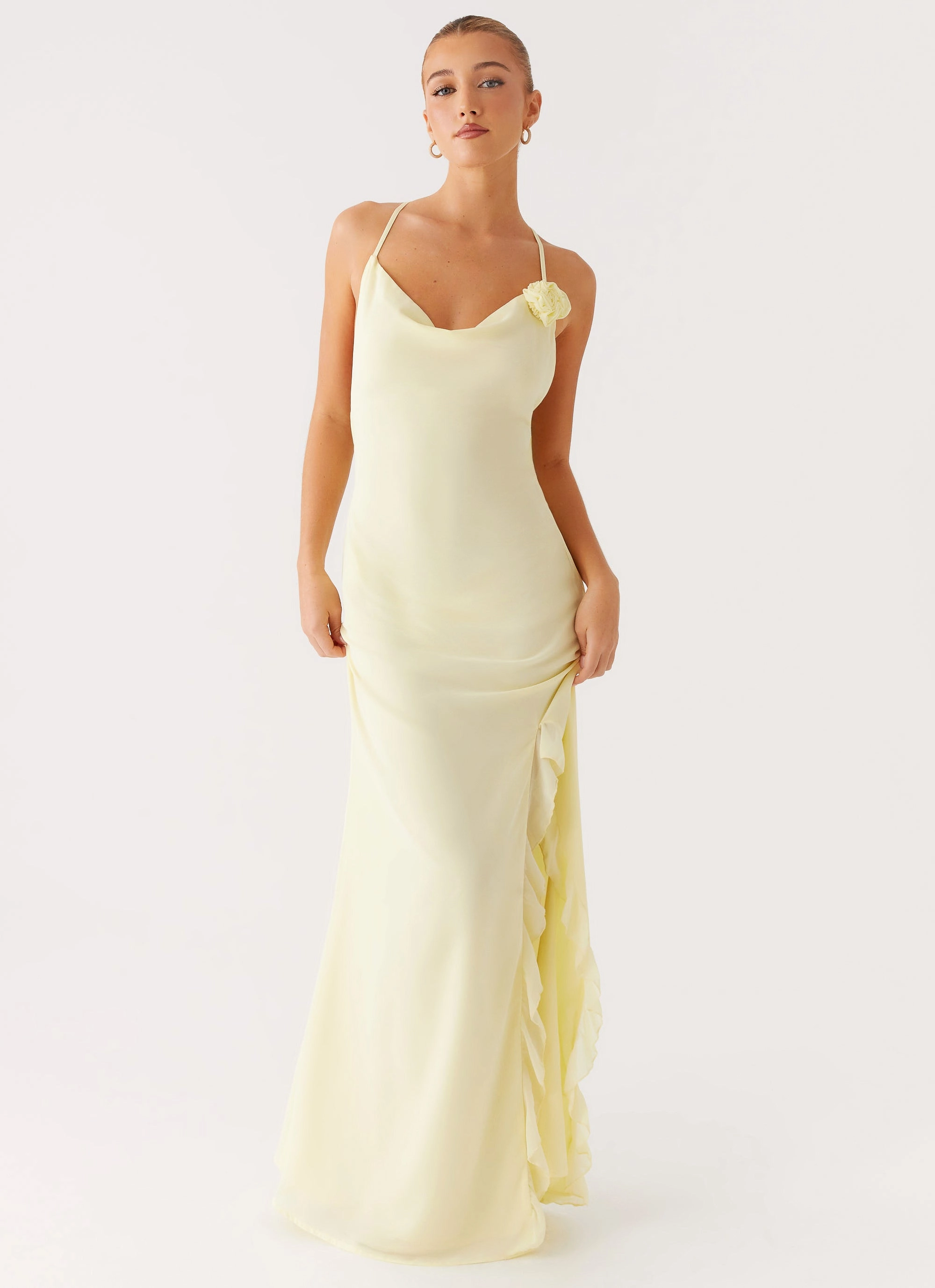 Flowing Layers Layering Comfort First Class Maxi Dress - Yellow