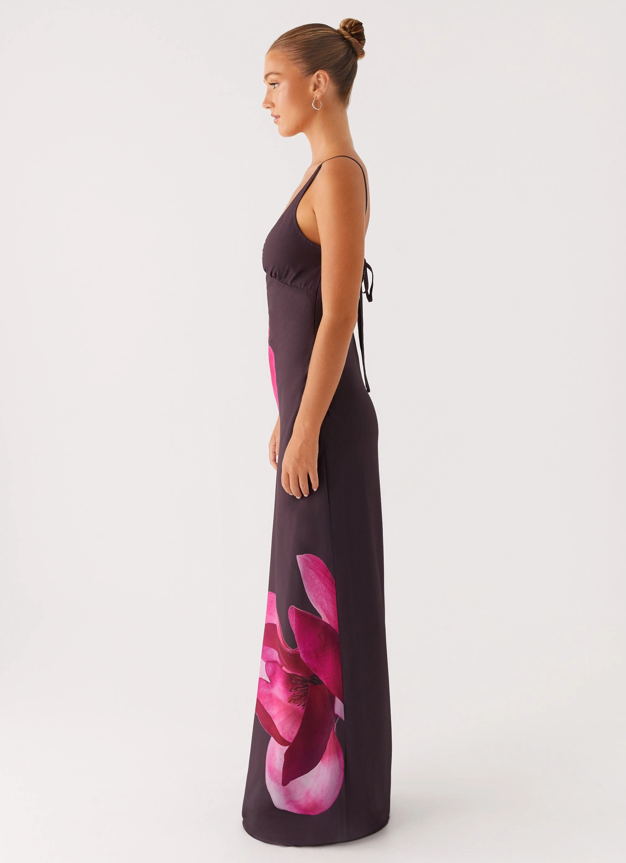 Griselda Maxi Dress - Dark Chocolate Travel Edge Fashionable Style