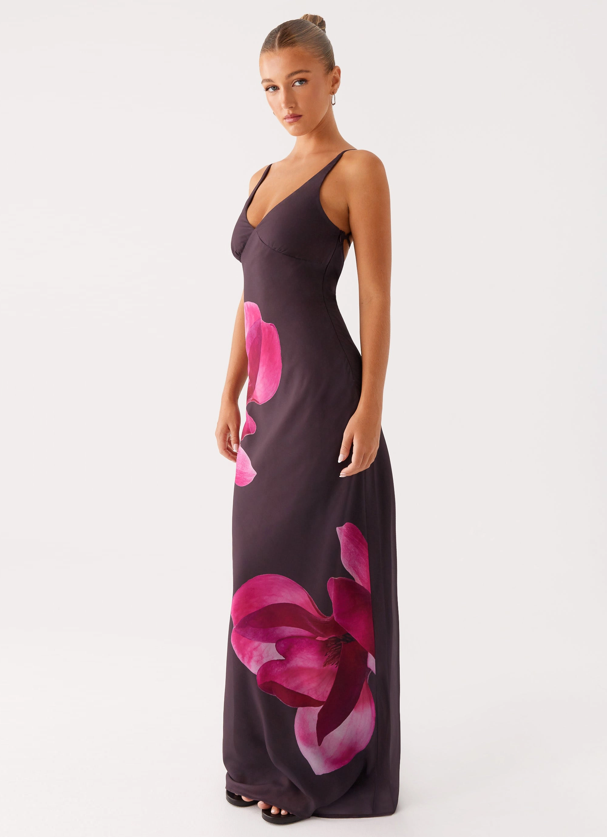 Griselda Maxi Dress - Dark Chocolate Modern Comfort Fashionable Wear