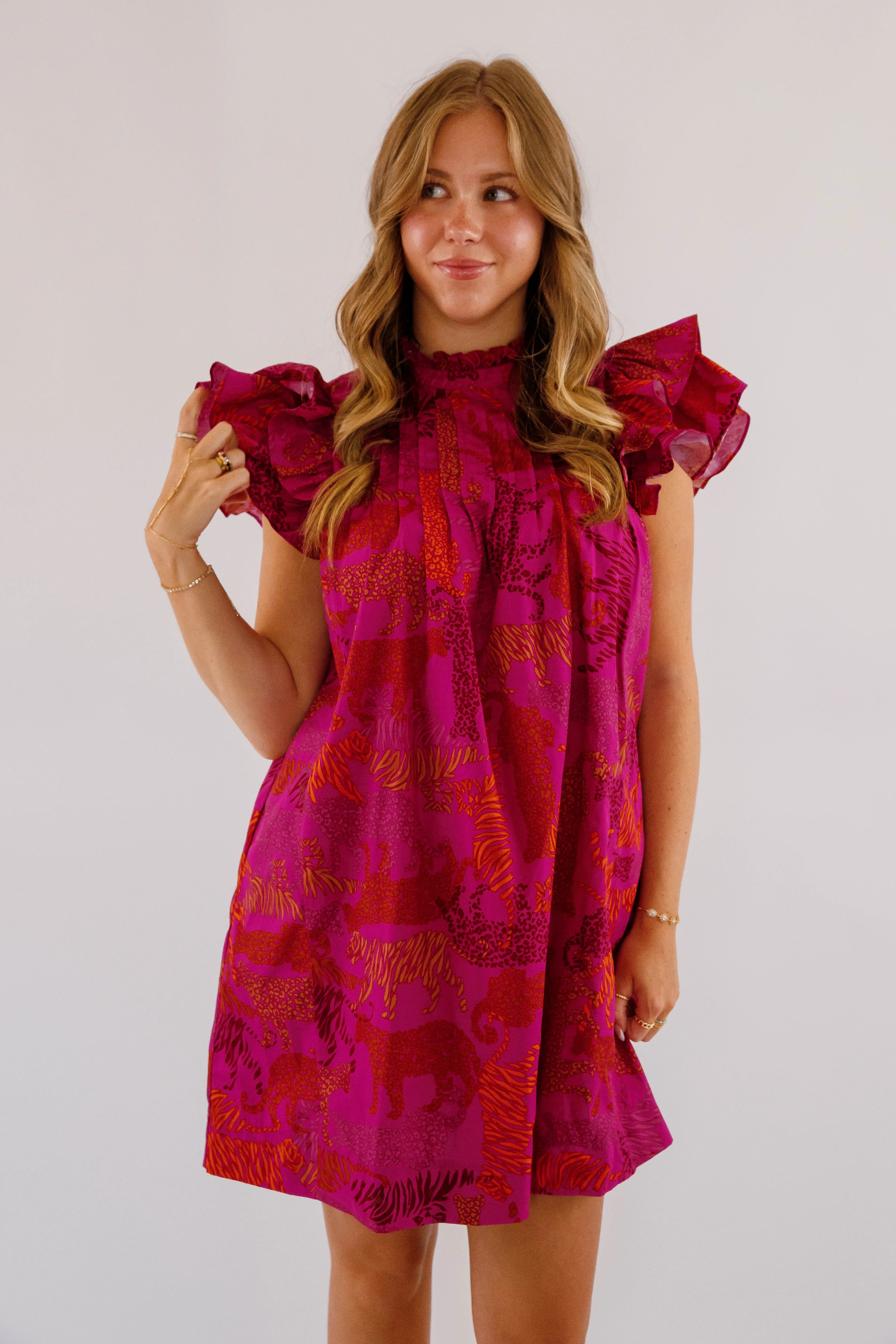 The Eye Of the Tiger Dress Subtle pattern