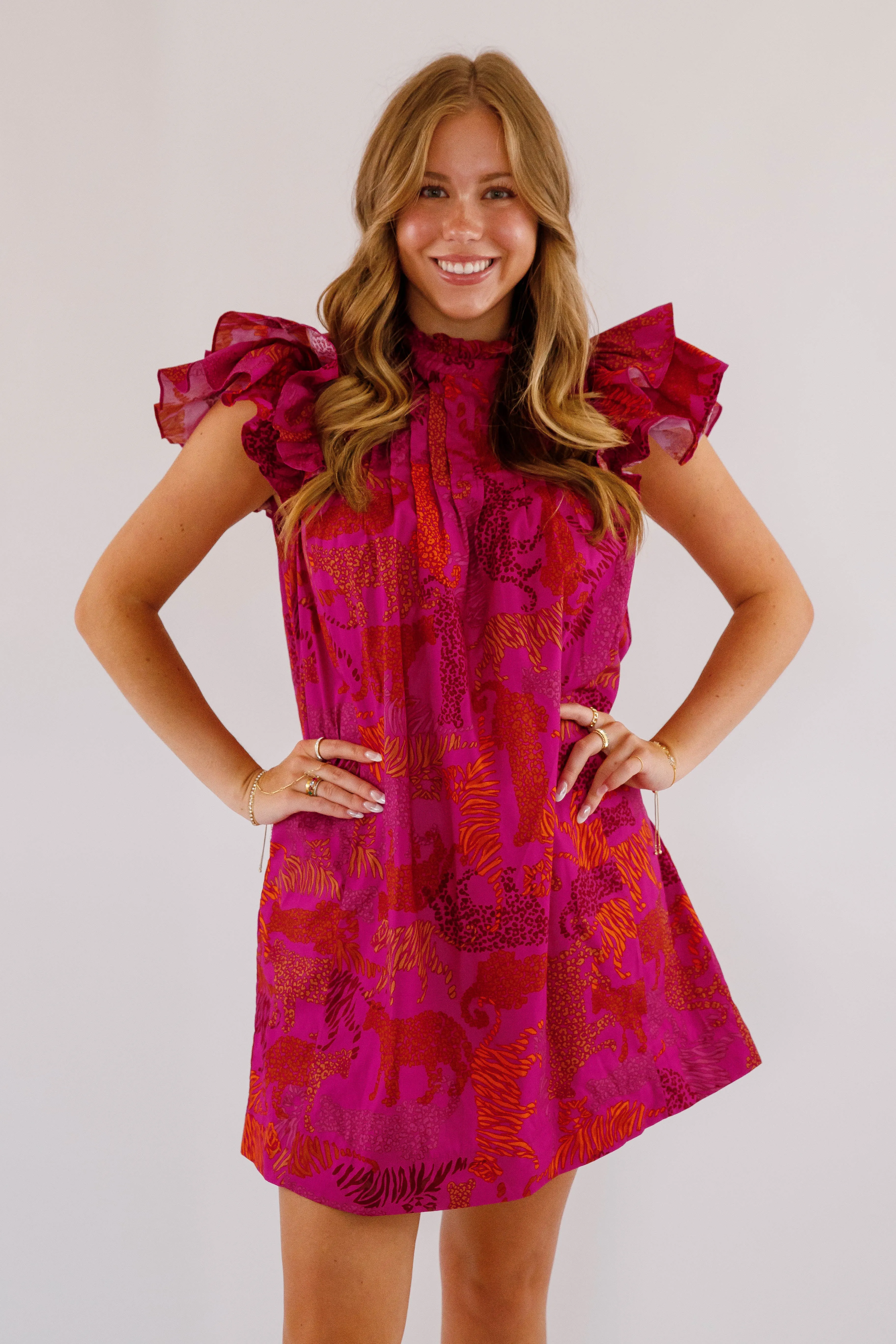 Dual Tones Refined Aesthetic The Eye Of the Tiger Dress