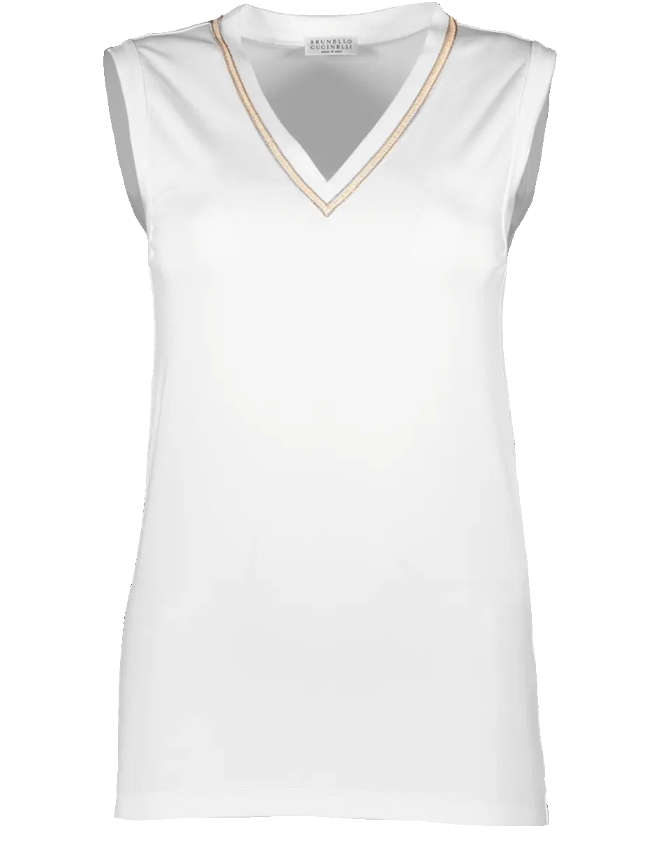 Flat Lurex Stitch T-Shirt
