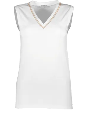 Flat Lurex Stitch T-Shirt