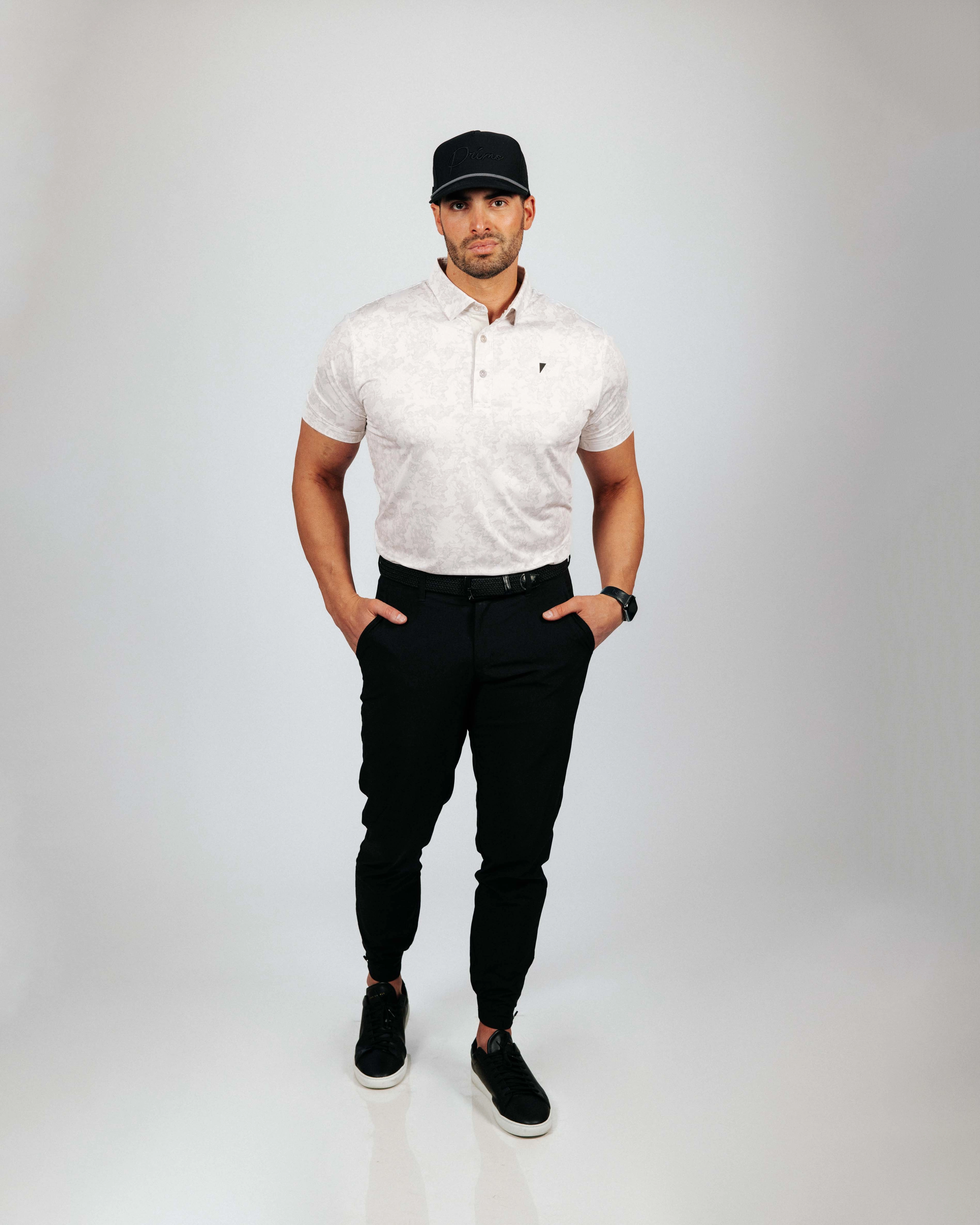 ErgonomicShape Gold Marble Classic Polo