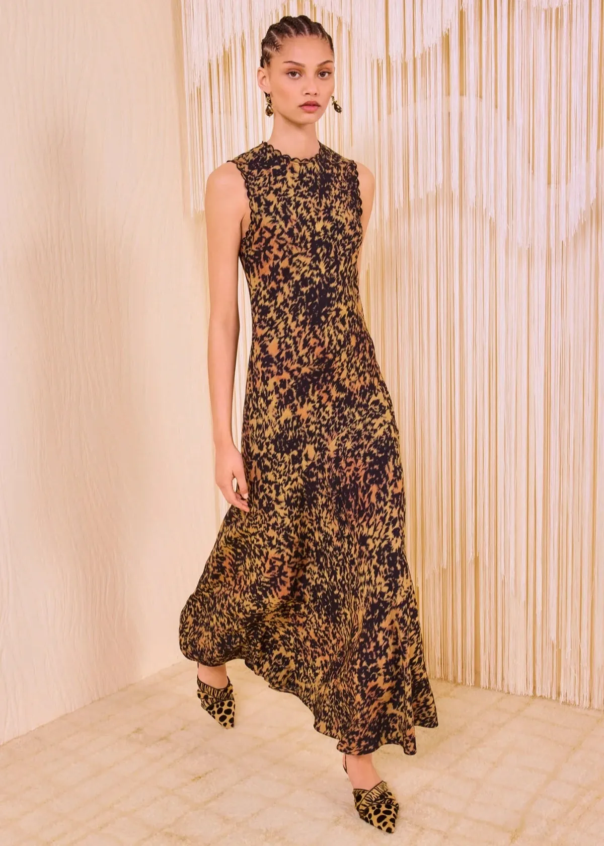 Ulla Johnson Clea Sleeveless Bias Long Dress Simple formal dress