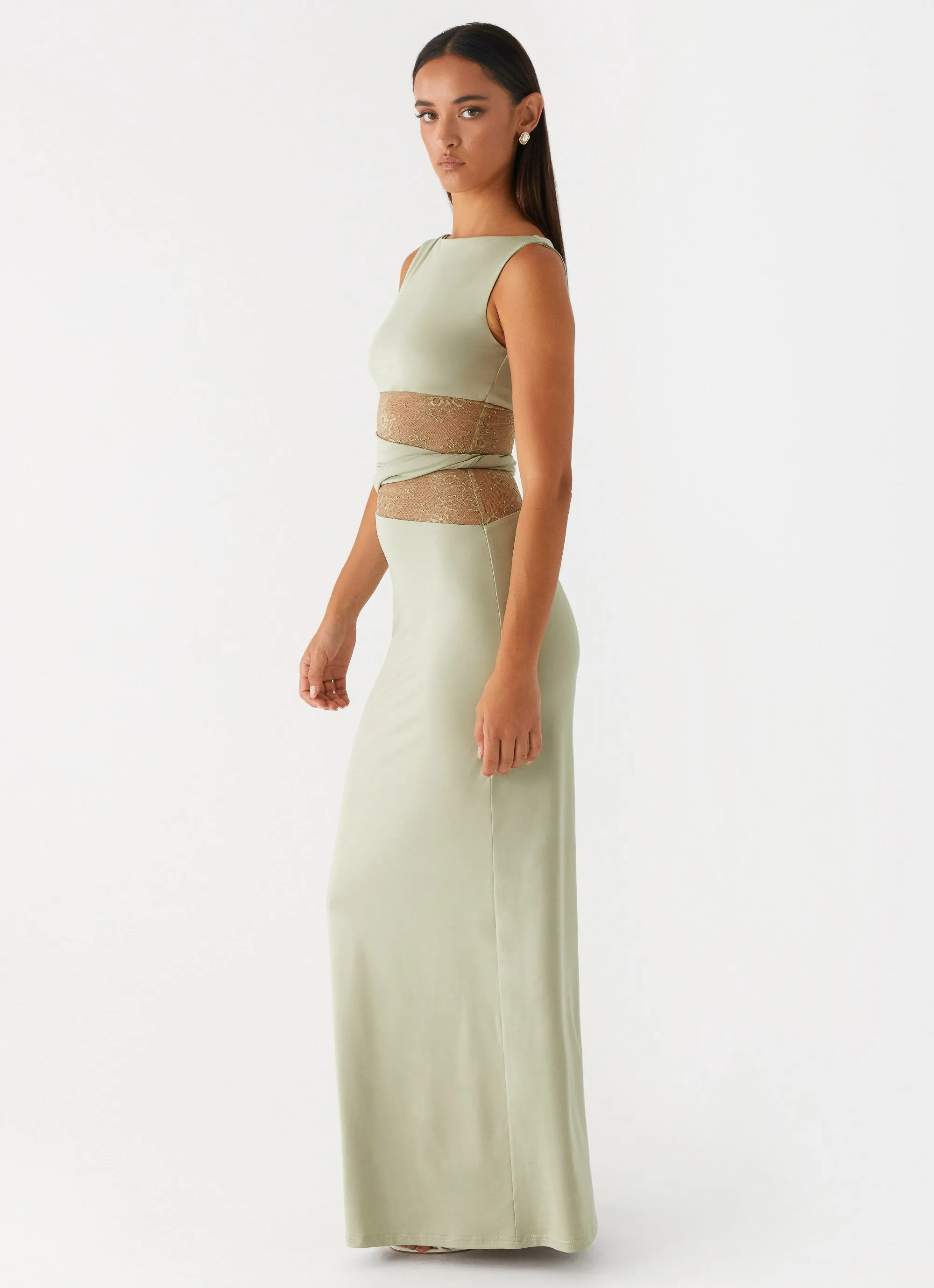 AdjustableStraps Karma Maxi Dress - Sage
