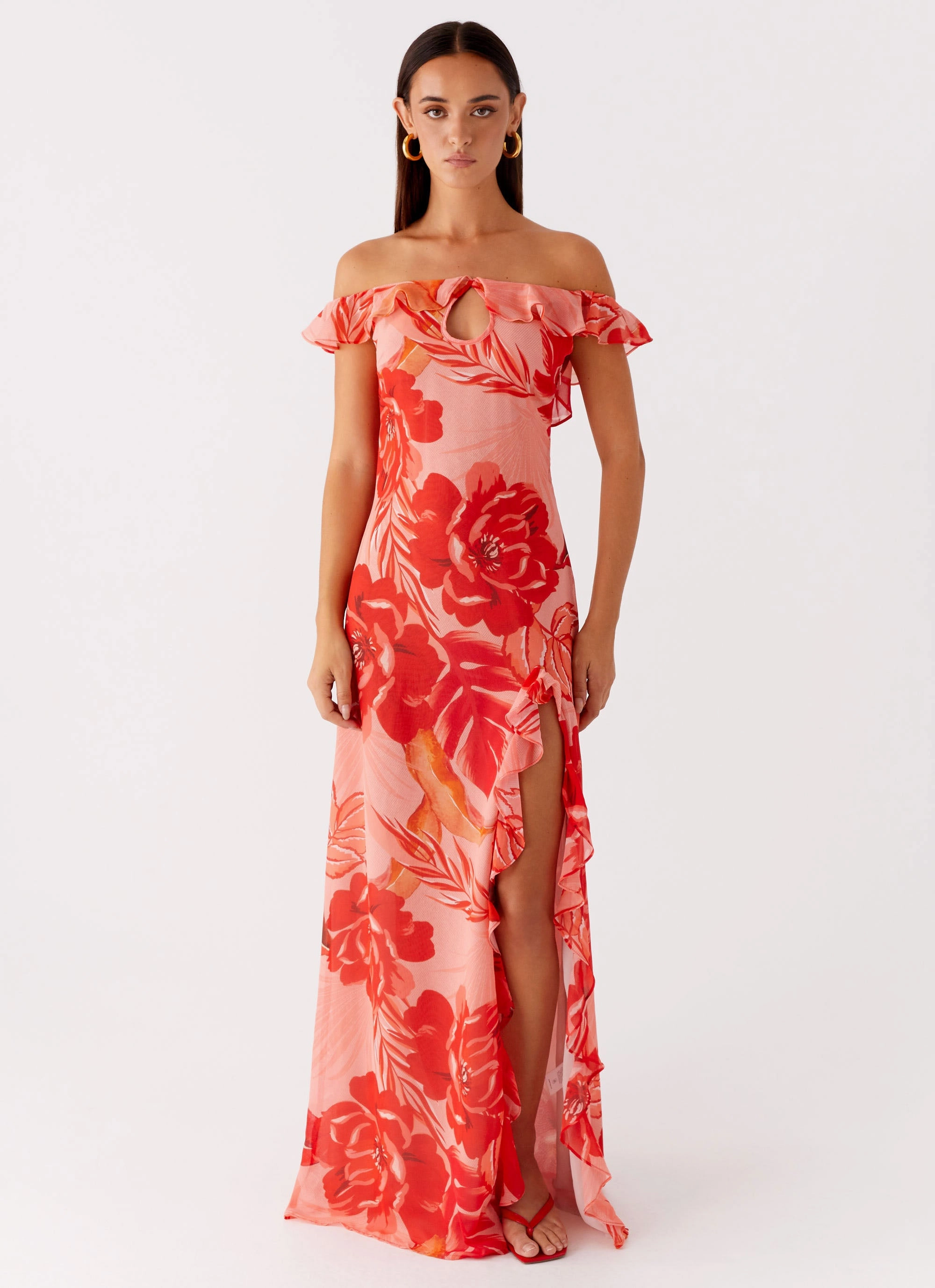 Trend Fit Cassiday Maxi Dress - Sicily Sunsets Print