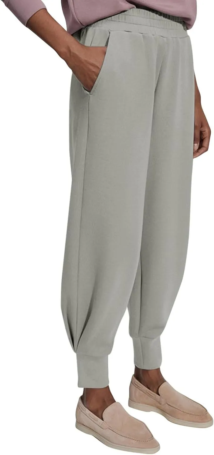 Fleece Lined Joggers Women Baggy Elastic Waist Jogger Sweatpants Warm Casual Athletic Golf Joggers with Pockets