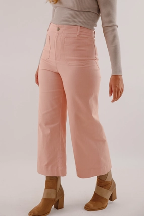 Taking A Pause Denim-Pink Chilly Wear