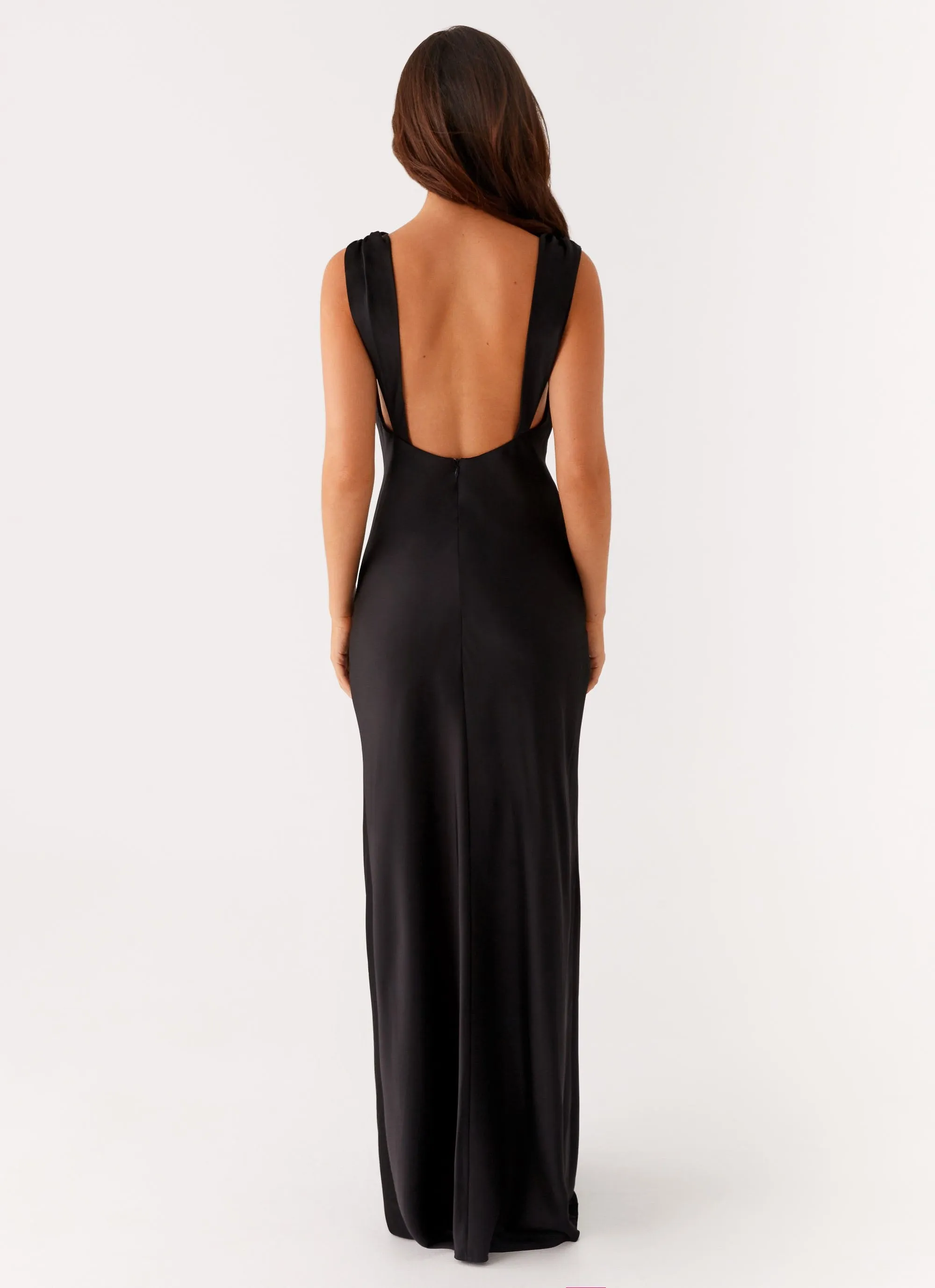 Arya Maxi Dress - Black NonSlipClosure Date Ready