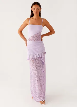 New Romance Maxi Dress - Lilac Refined Vibe