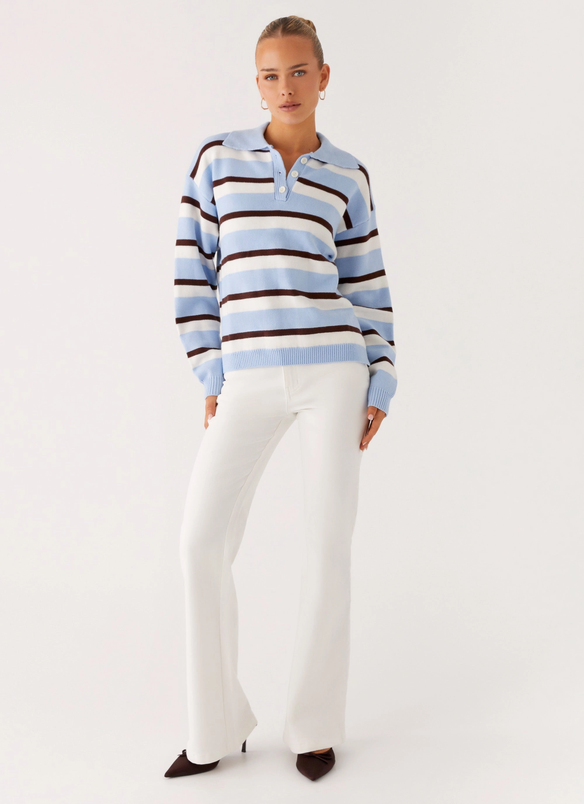 Aldo Bootleg Jeans - White Comfy Look Everyday Comfort Fit