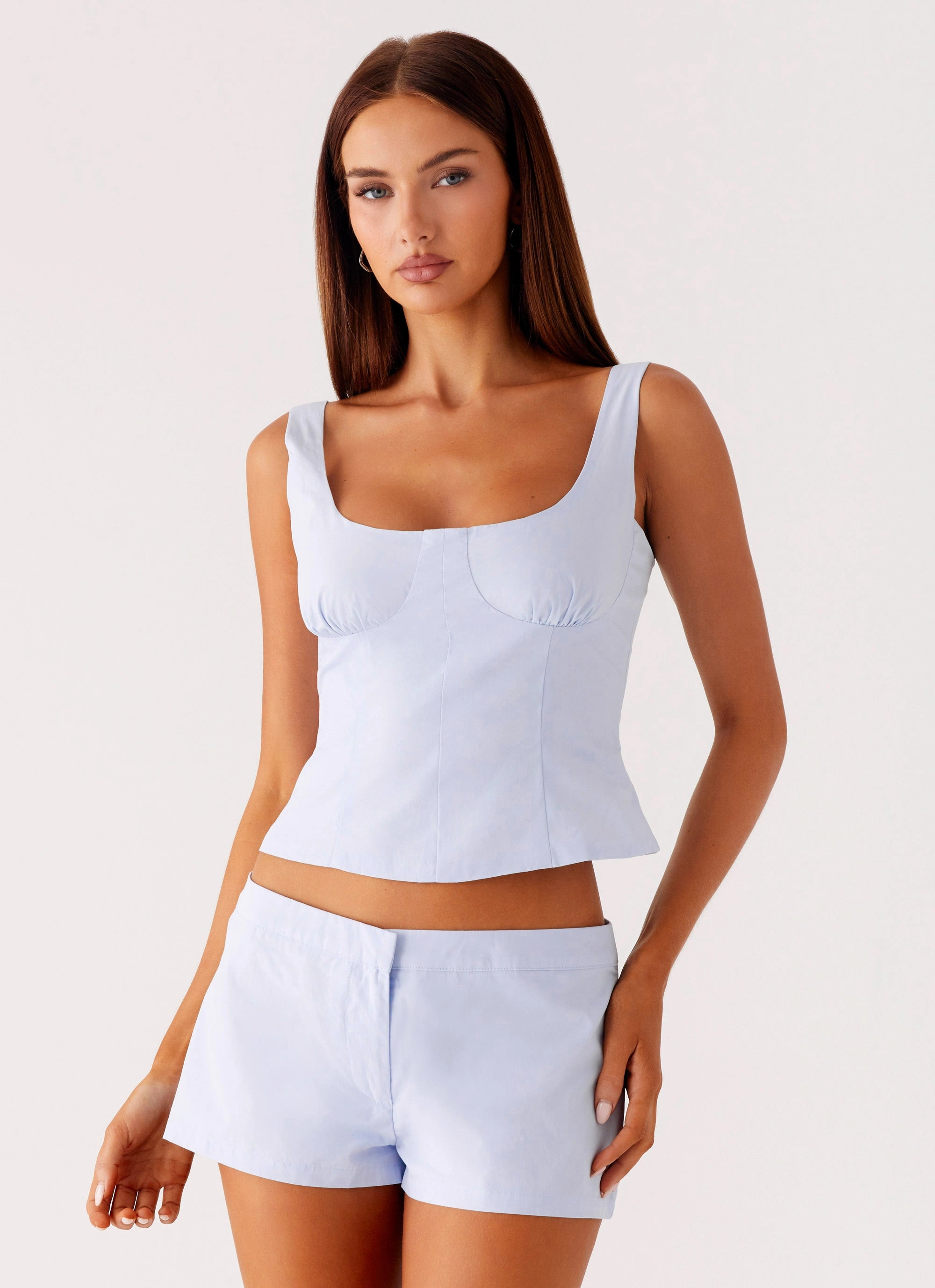 Coastline Mini Shorts - Blue Heat Dissipating