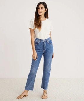 Stain Release Finish Riley Crop Jean