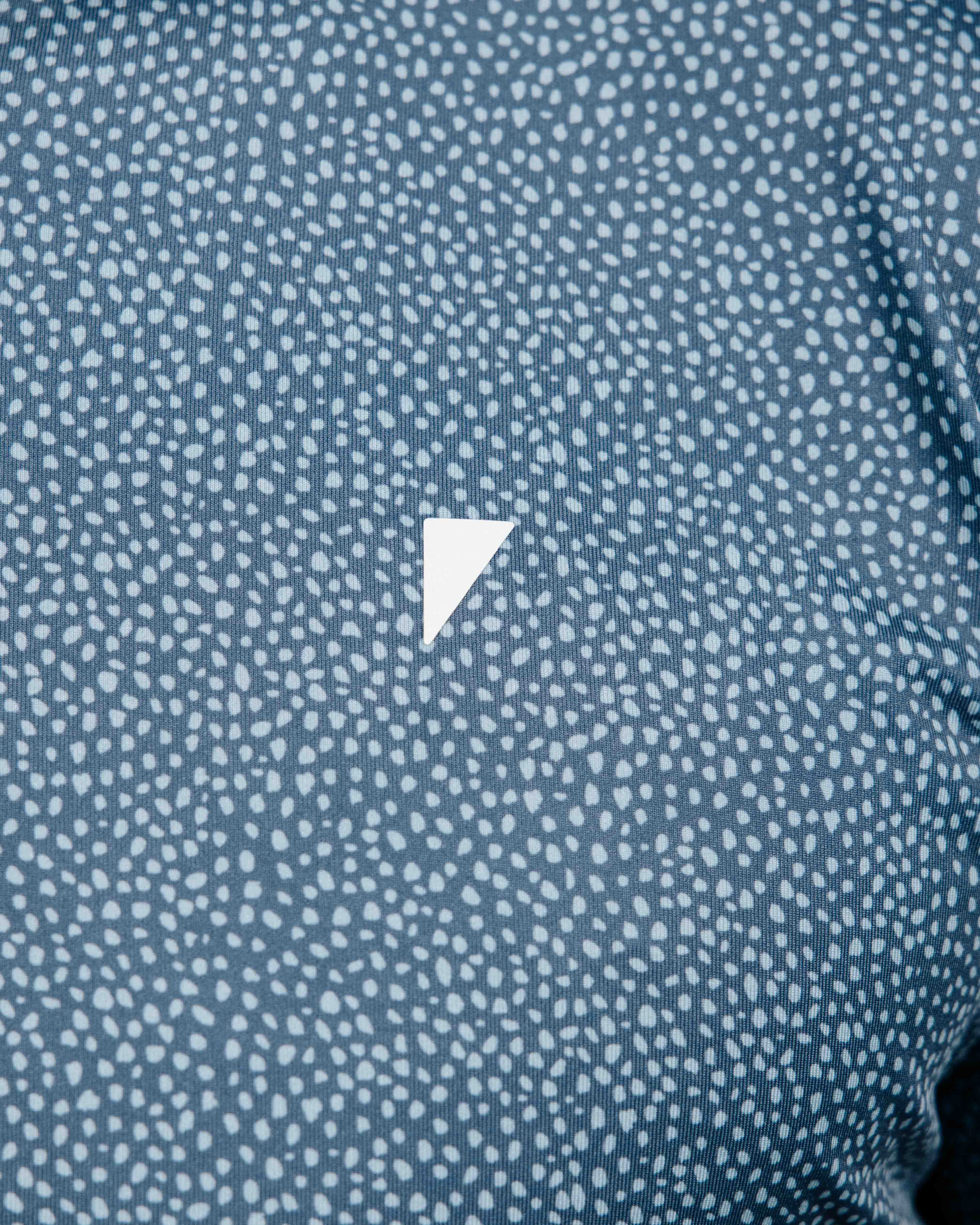 Dusty Blue Pebble Classic Polo Soft Brushed Finish