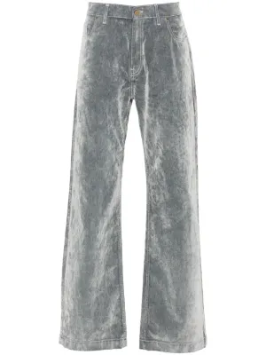 flocked jeans
