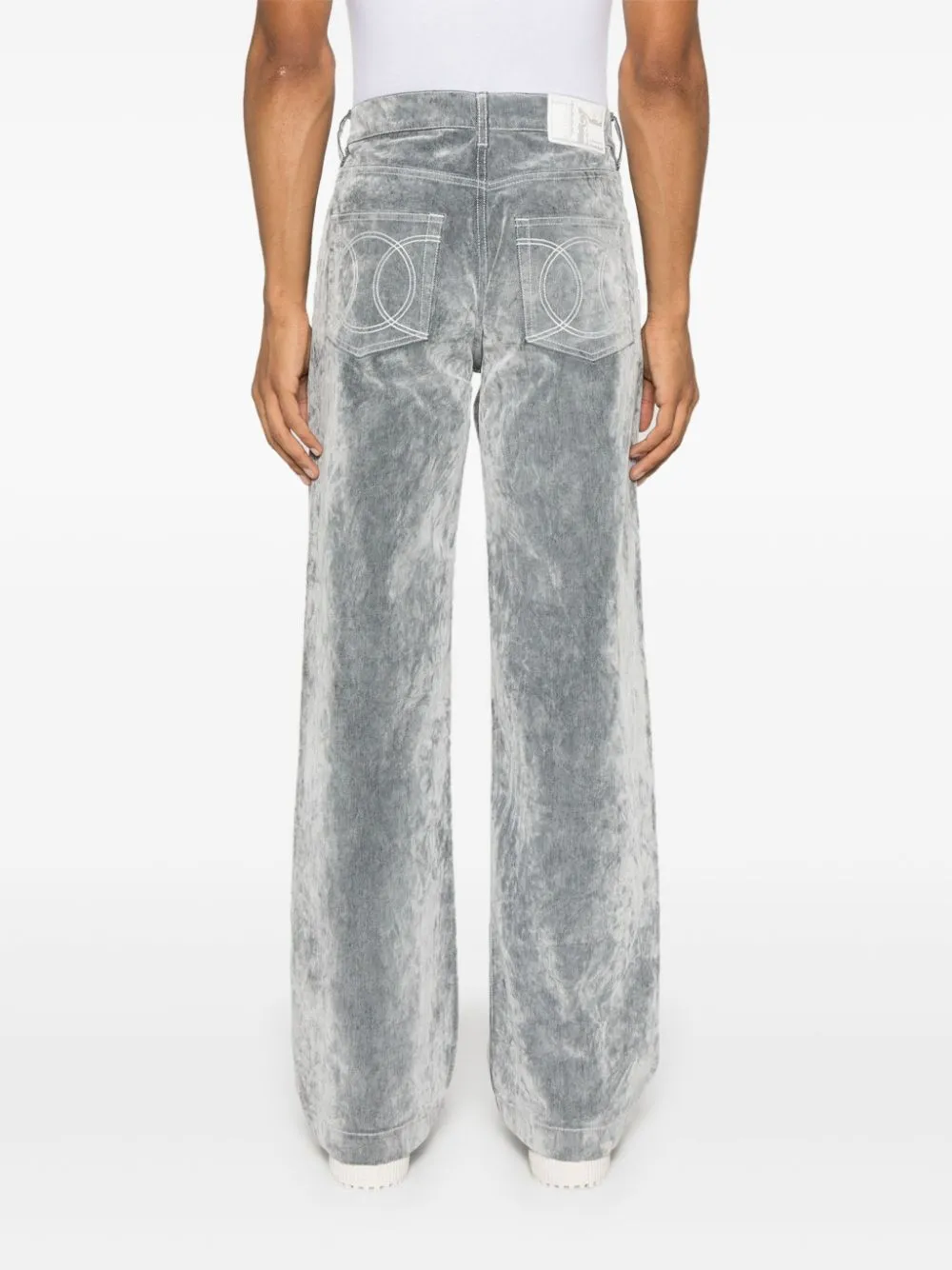flocked jeans