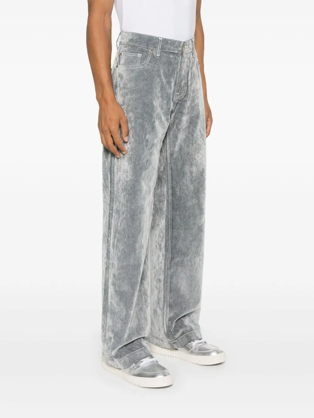 flocked jeans